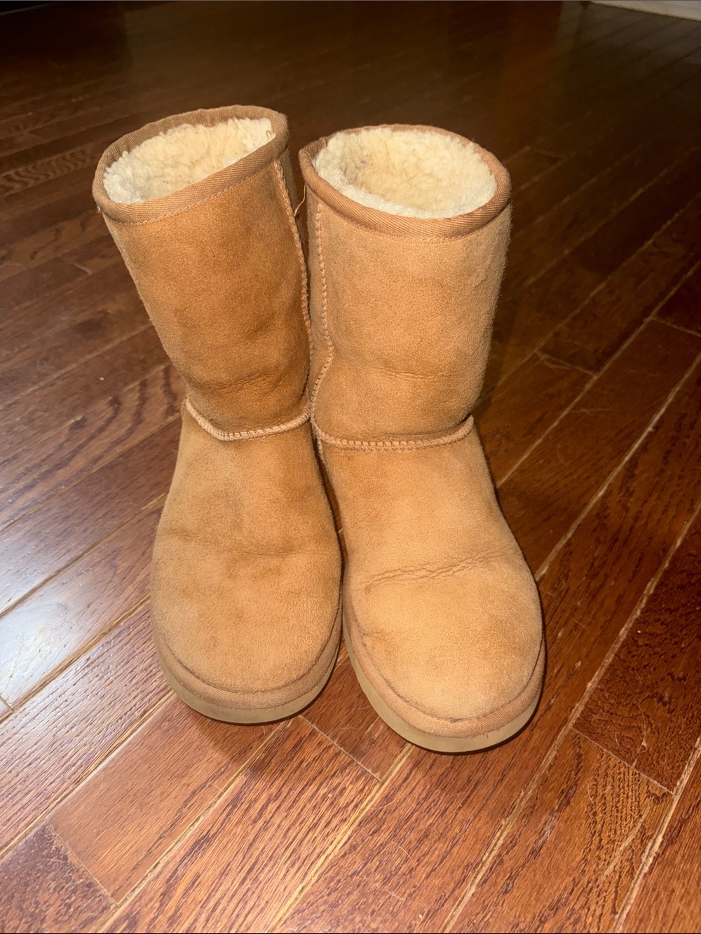 UGG Chestnut Suede Classic Short Booties
